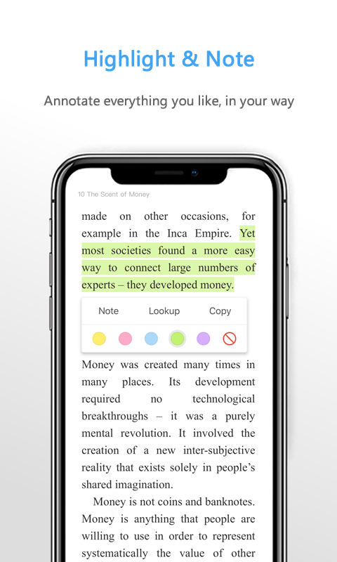 android & ios epub reader sceenshot4